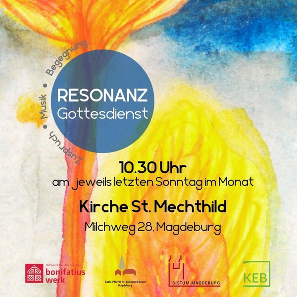 Plakat der Resonanz-Gottesdienste